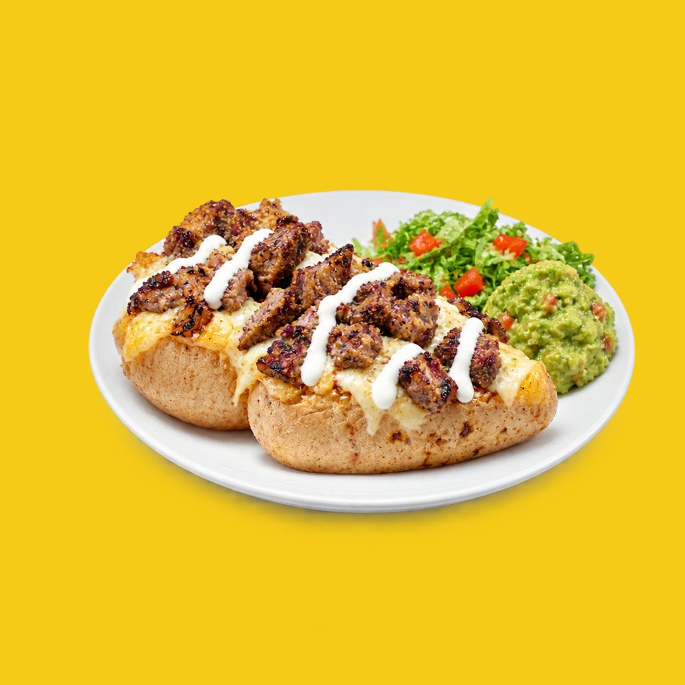 Papa rellena de costilla